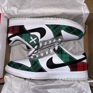 Nike Dunk Low Retro PRM ‘Tartan Plaid’ Size 10